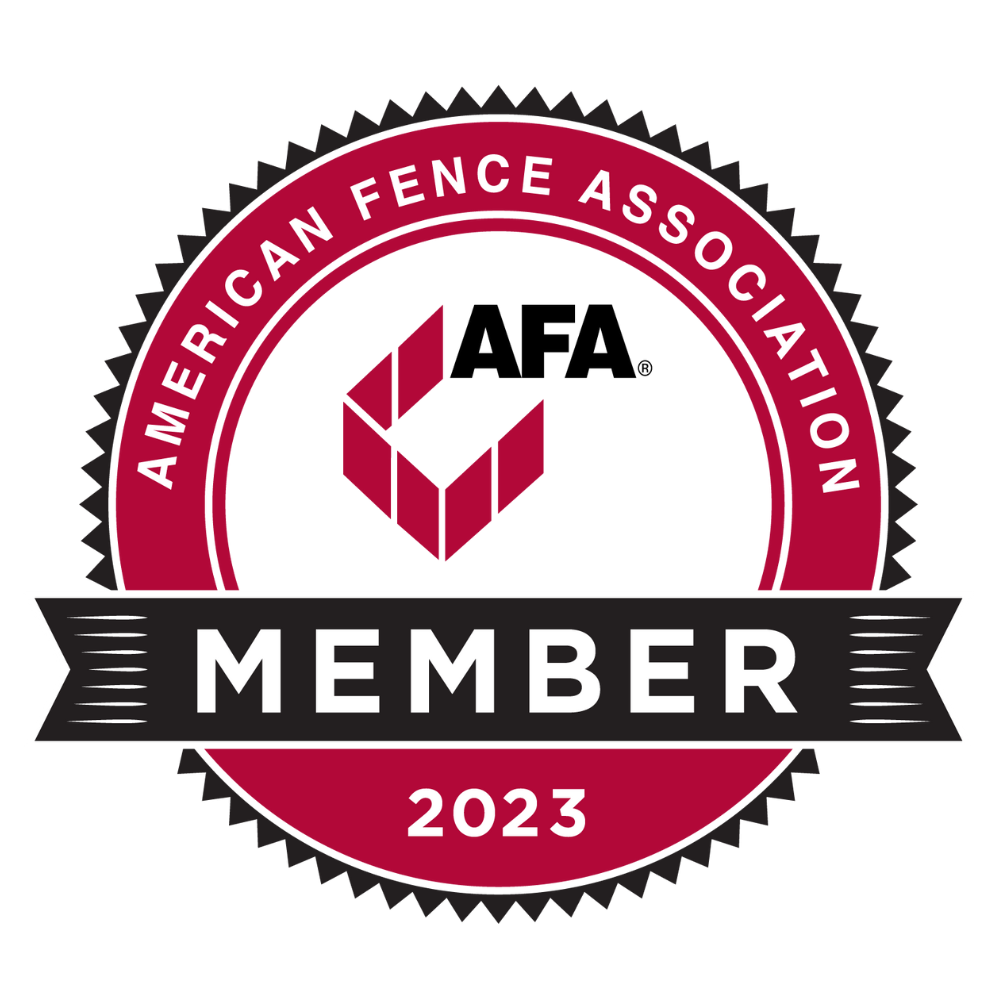member badge for the american fence association.