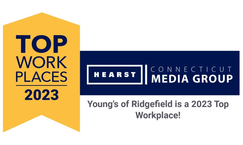 Young's of Ridgefield is one of the Top workplaces in Connecticut 2023 award